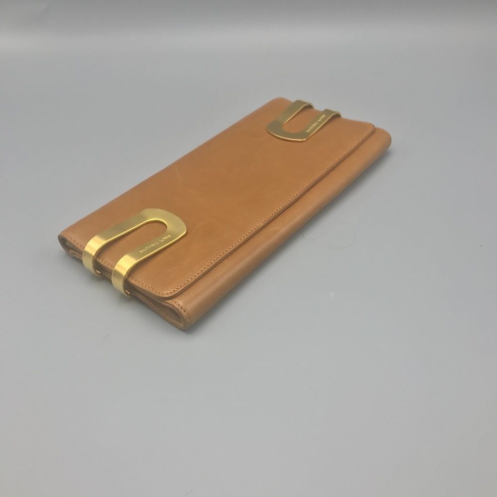 Michael Kors Collection Leather Clutch Bag